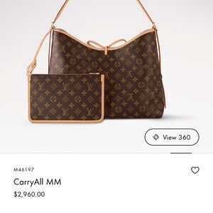 Louis Vuitton Brown Monogram Shoulder Bag Set